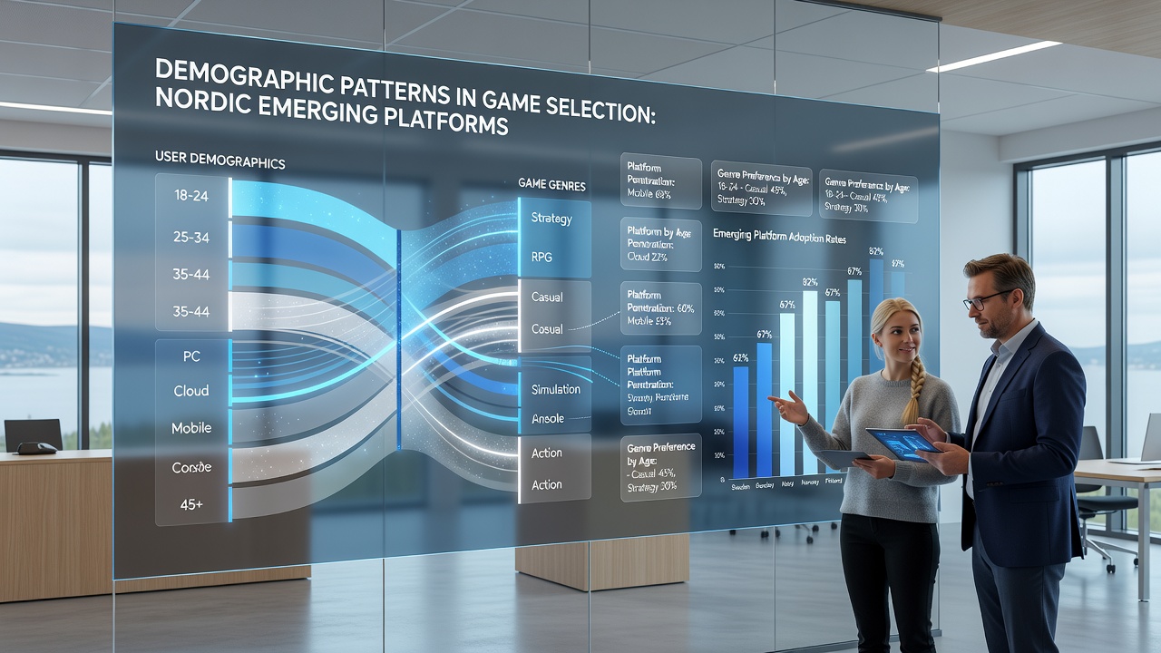 Infographic displaying regional demographic patterns in game selection on digital platforms as of September 2026