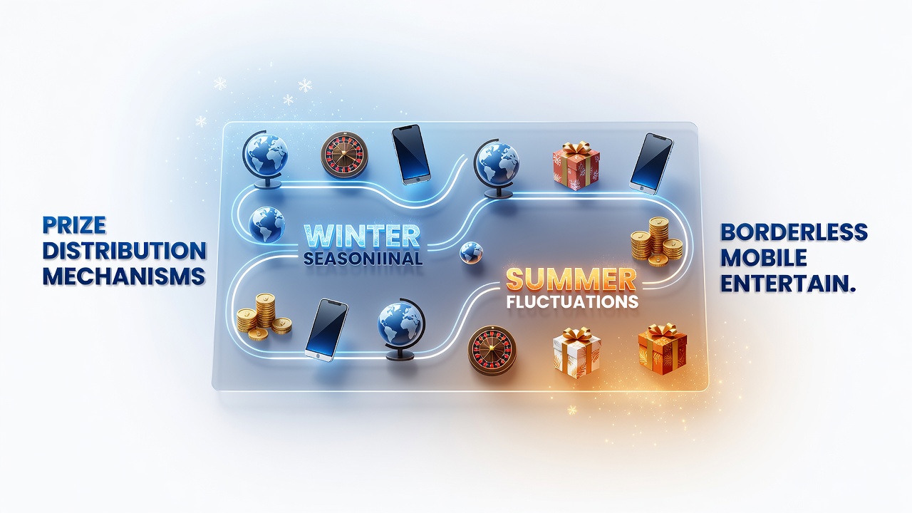 Dashboard interface displaying seasonal prize allocation graphs for mobile networks in multiple regions